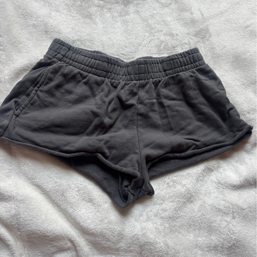 Garage Heather Gray Cotton Shorts